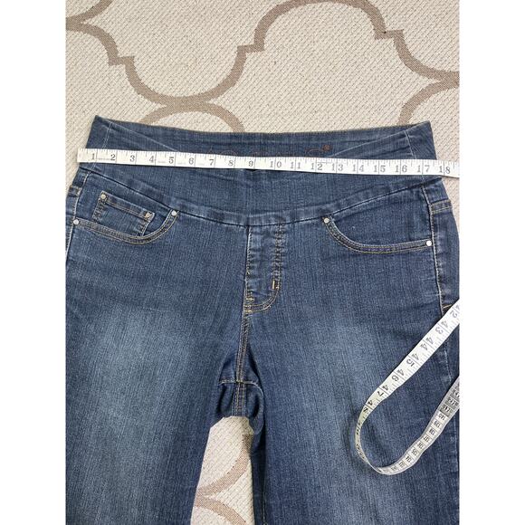 JAG Jeans bootleg pull on blue Jeans, size 12L - Picture 8 of 13